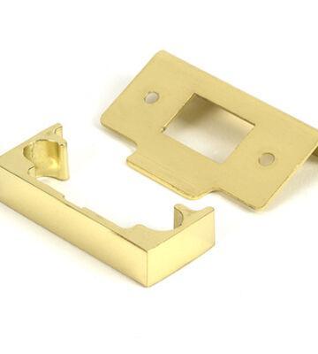 From The Anvil Polished Brass ½” Rebate Kit for Tubular Mortice Latch