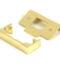 From The Anvil Polished Brass ½" Rebate Kit for Tubular Mortice Latch