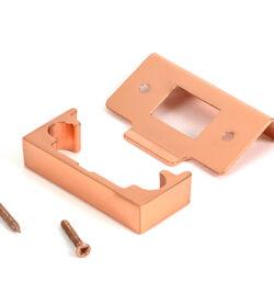 From The Anvil Polished Bronze ½" Rebate Kit for Tubular Mortice Latch - Image 3