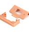 From The Anvil Polished Bronze ½" Rebate Kit for Tubular Mortice Latch