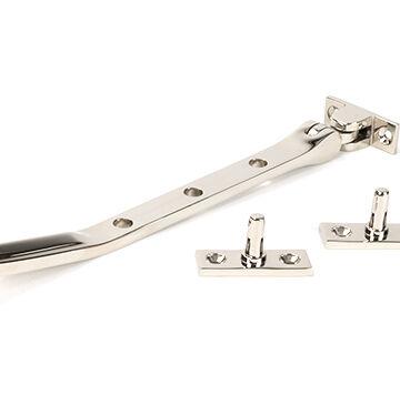 From The Anvil Polished Nickel Art Deco 8″ Stay