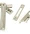 From The Anvil Polished Nickel Locking Art Deco Fastener - LH