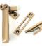 From The Anvil Polished Bronze Locking Art Deco Fastener - LH