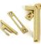 From The Anvil Polished Brass Locking Art Deco Fastener - RH