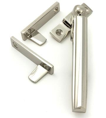 From The Anvil Polished Nickel Night-Vent Locking Art Deco Fastener