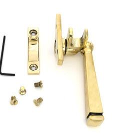 From The Anvil Polished Brass Night-Vent Locking Avon Fastener (Steel Window) - Image 4