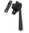 From The Anvil Matt Black Night-Vent Locking Newbury Fastener (Steel Window)