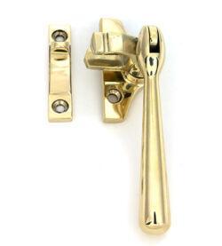 From The Anvil Polished Brass Night-Vent Locking Newbury Fastener (Steel Window) - Image 3