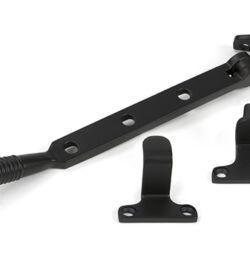 From The Anvil Aged Bronze 8" Reeded Stay (Steel Window)