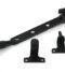 From The Anvil Matt Black 8" Reeded Stay (Steel Window)