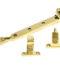 From The Anvil Polished Brass 8" Reeded Stay (Steel Window)
