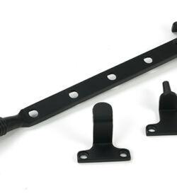 From The Anvil Matt Black 10" Reeded Stay (Steel Window)