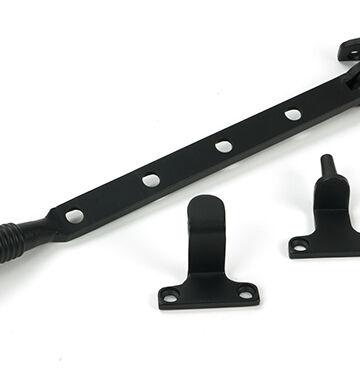 From The Anvil Matt Black 10″ Reeded Stay (Steel Window)