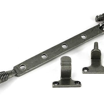 From The Anvil Pewter 10″ Reeded Stay (Steel Window)