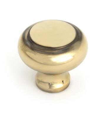 From The Anvil Aged Brass Regency Cabinet Knob – Large