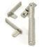 From The Anvil Polished Nickel Night-Vent Locking Brompton Fastener