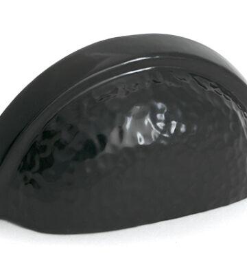 From The Anvil Black Hammered Regency Drawer Pull