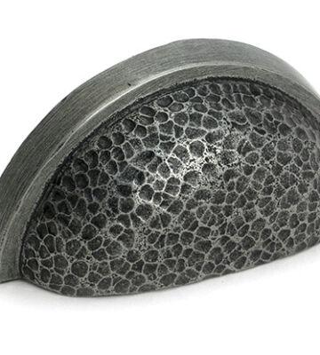 From The Anvil Pewter Hammered Regency Drawer Pull