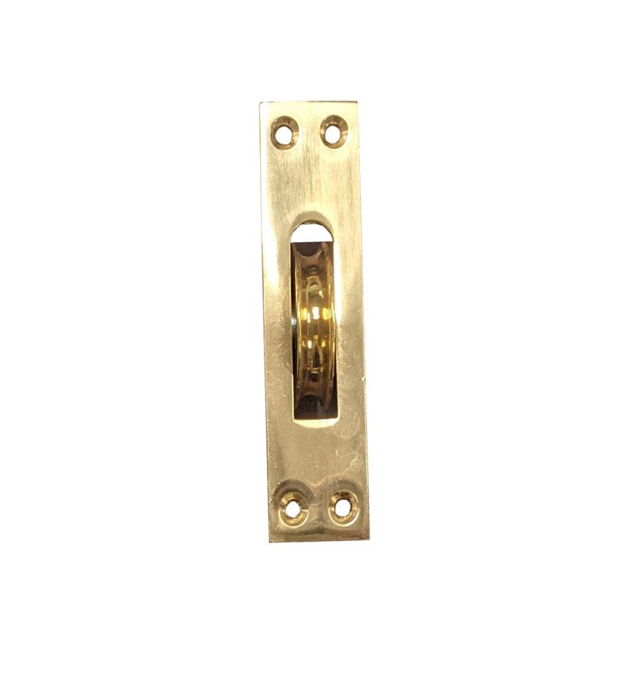 Endurance 2" Square Brass Pulley Wheel SP021PB