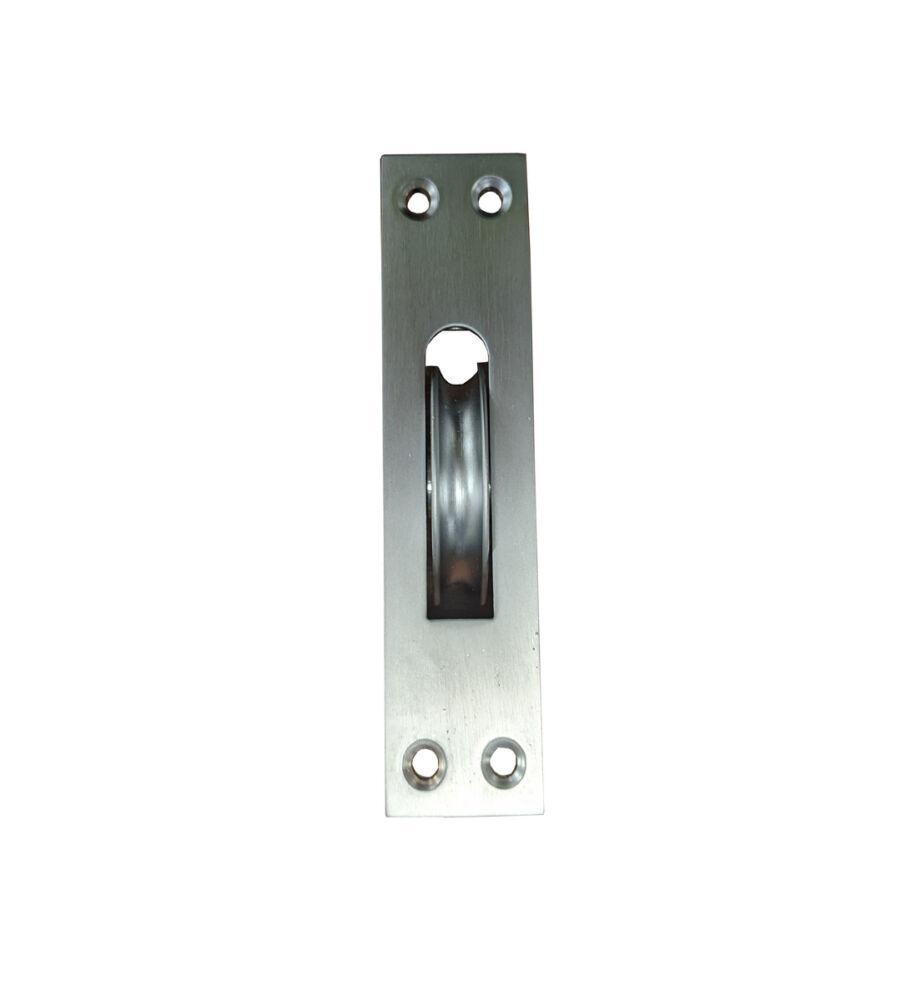 Endurance 2" Square Satin Chrome Pulley Wheel SP021SC