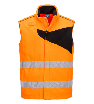 Portwest PW2 Hi-Vis Fleece Bodywarmer