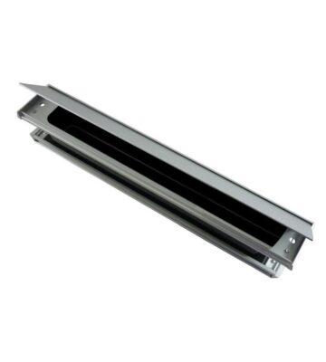 Yale P203 Slimmaster 12” Letterplate Silver Anodised