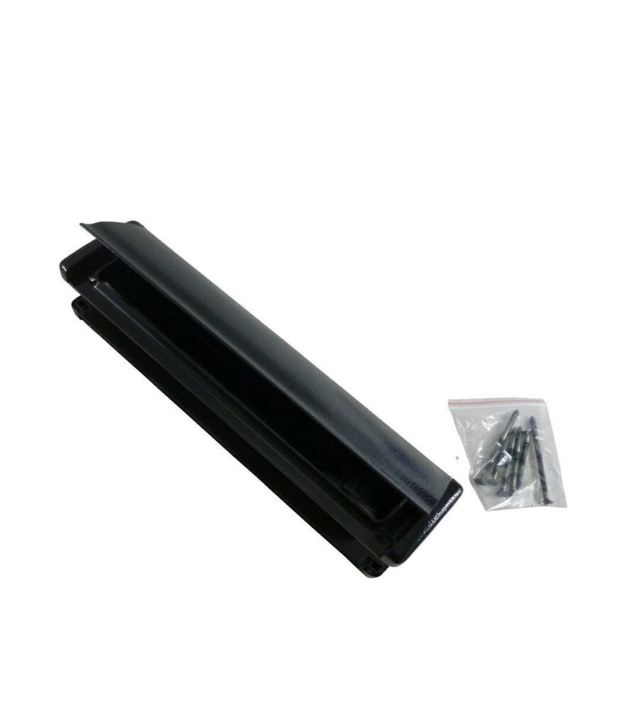 Endurance Letterplate 40/80 Black Hammered