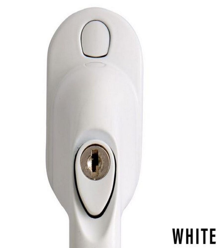 Endurance MK3 White Left Hand 43mm Spindle Window Handle - Image 3