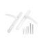 Endurance White Lever Door Handle 92mm PZ, 215mm Centres