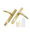 Endurance PVD Gold Lever Door Handle 92mm PZ, 215mm Centres