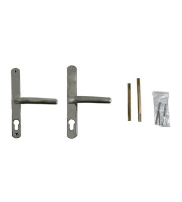 Fullex 68mm PZ, 215mm Centres Polished Chrome Door Handle