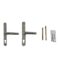 Fullex 68mm PZ, 215mm Centres Polished Chrome Door Handle