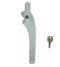 Sealco Timber Cockspur Window Handle Locking White Right Hand