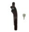 Sealco Timber Cockspur Window Handle Locking Brown Right Hand