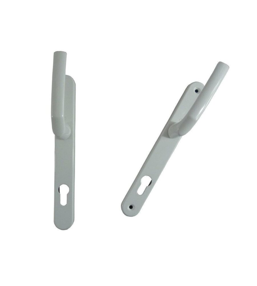 Hoppe Birmingham Long Backplate 3810N White 92mm PZ, 215mm Centres Door Handle - Image 3