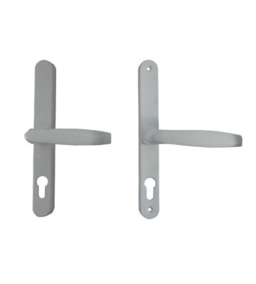 Hoppe Brugge White 68mm PZ, 215mm Centres Euro Door Handle to suit Fullex Locks