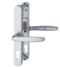 Hoppe Brugge F1 Matt Silver 68mm PZ, 215mm Centres Euro Door Handle to suit Full