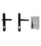 Hoppe Birmingham Short 3811N Black 92mm Centre Door Handle