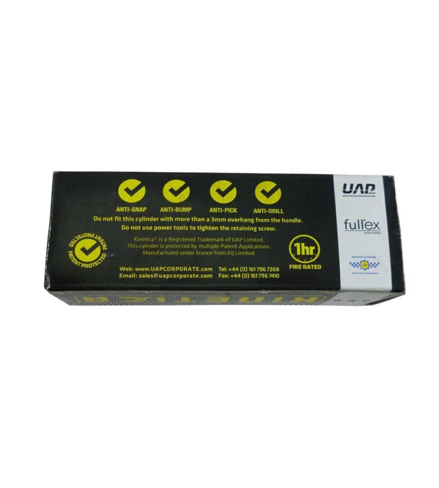 UAP KIN30/30NAS 35/35 Brass 3 Star Cylinder - Image 2