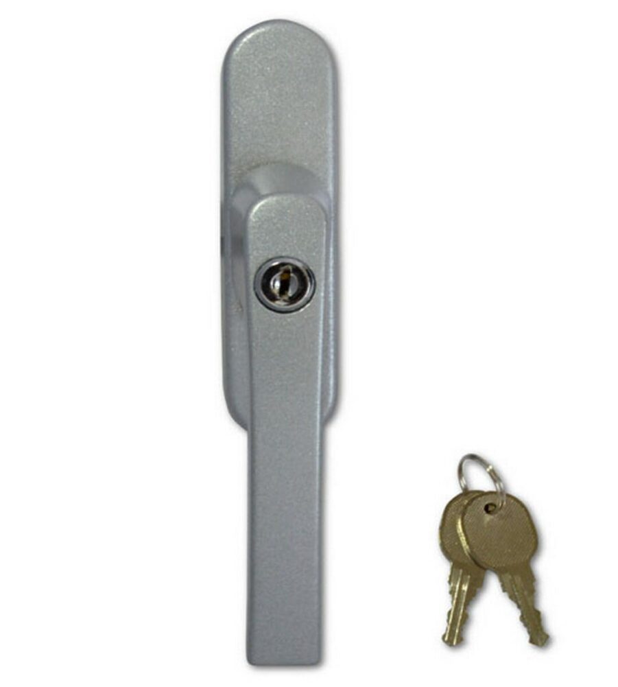 Adaptable Blade / Fork Drive Window Handle Silver