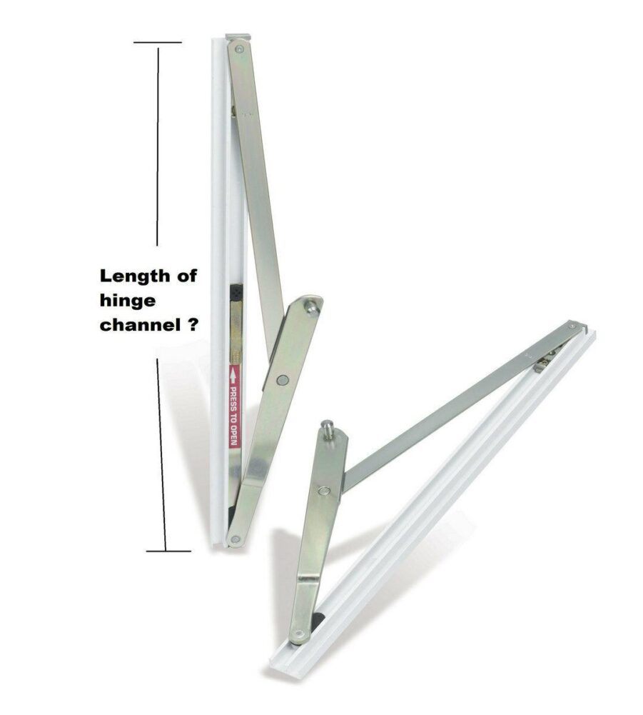 Yale Module 11.5 (1068mm) Top Turn Window Hinge (Pair) - Image 2