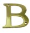 3'' Brass Letter B
