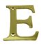 3'' Brass Letter E