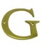 3'' Brass Letter G
