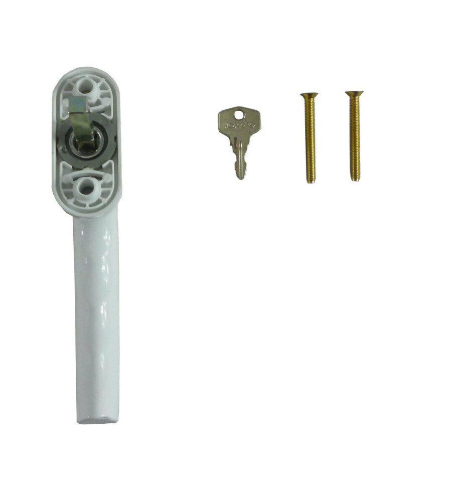 Hoppe Atlanta Tilt Before Turn Locking White 38mm Spindle Window Handle - Image 3