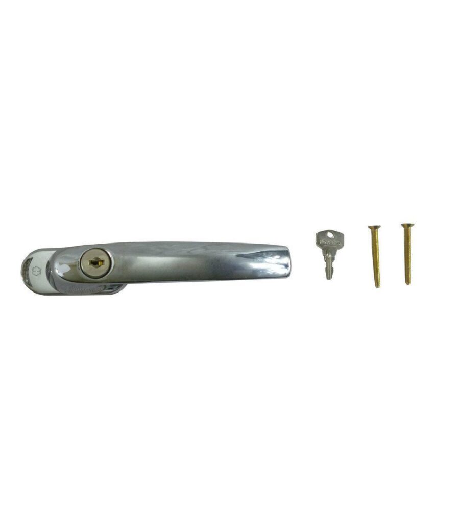 Hoppe Atlanta Tilt Before Turn Locking F49 Pol Chrome 38mm Spindle Window Handle - Image 2