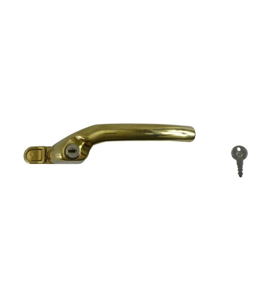 Hoppe Tokyo Polished Gold Espag 40mm Spindle Right Hand Window Handle - Image 2