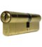UAP Anti Snap 45/50 (95mm overall) Euro Profile Brass Cylinder Lock c/w 3 Keys