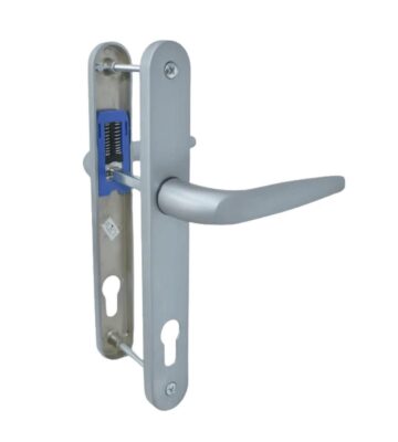 Trojan 0750-2001-SL LONG Backplate Satin Chrome Lever/Lever