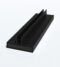 PYROSTRIP 500P TWIN-FIN BLACK 10x4x2100